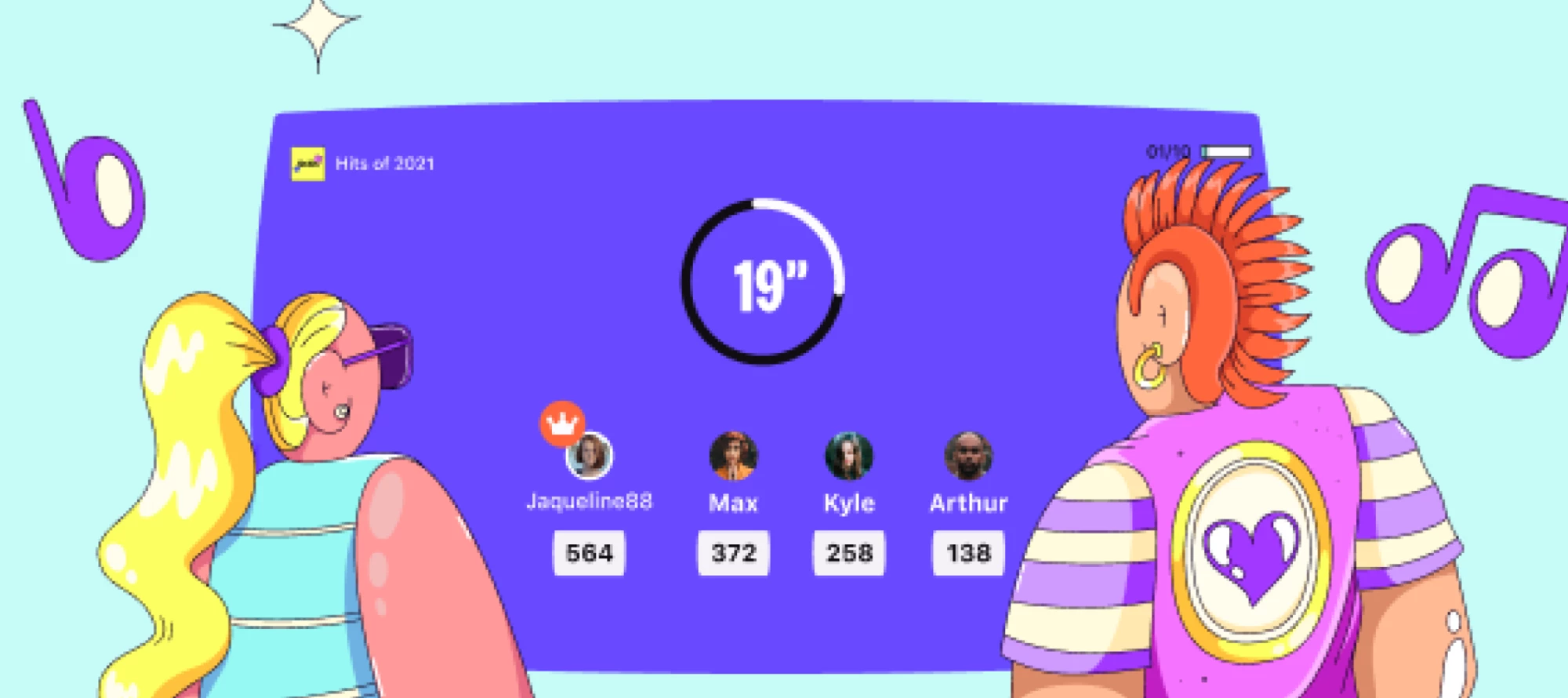 Music Quiz, recurso da Deezer com quizzes musicais para jogar com amigos