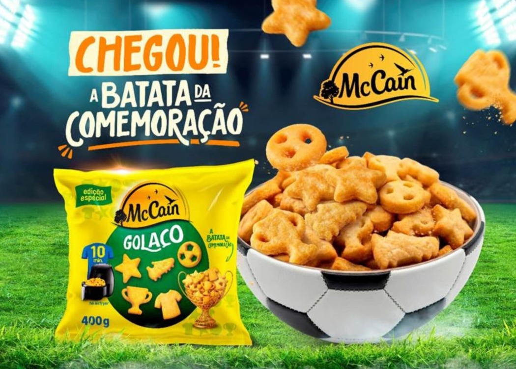 McCain Golaço: a batata da comemoração chega ao Brasil